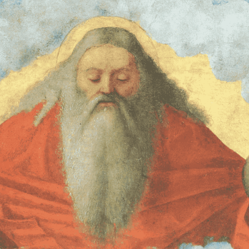 Vittore Carpaccio (1484-1510 ca.), Padre Eterno benedicente, (cat. n.36)